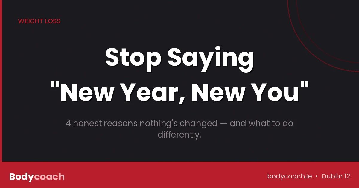 Stop saying new year new you — 4 tips that actually work