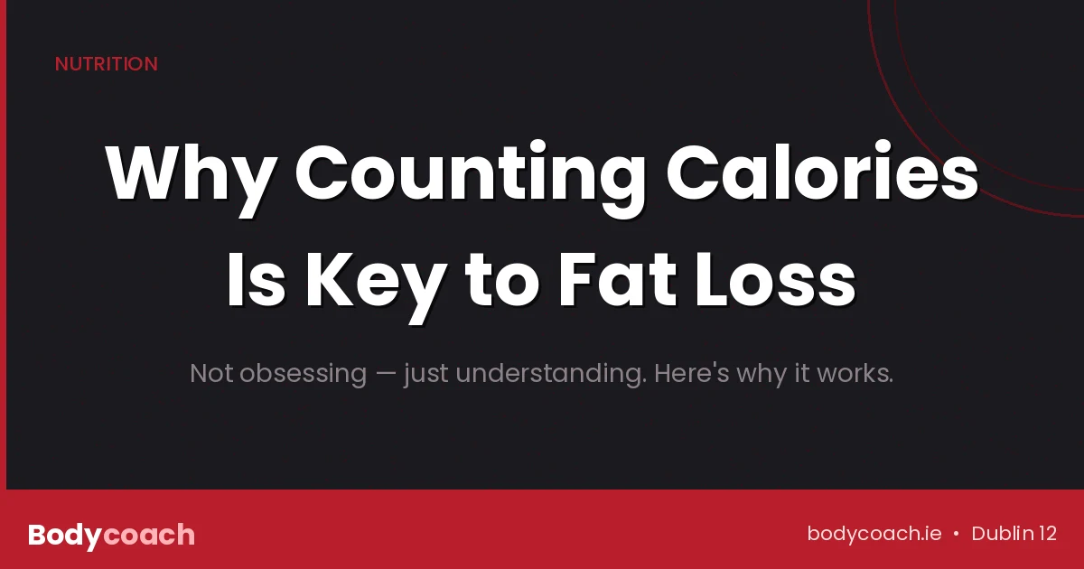 Why counting calories is key to fat loss